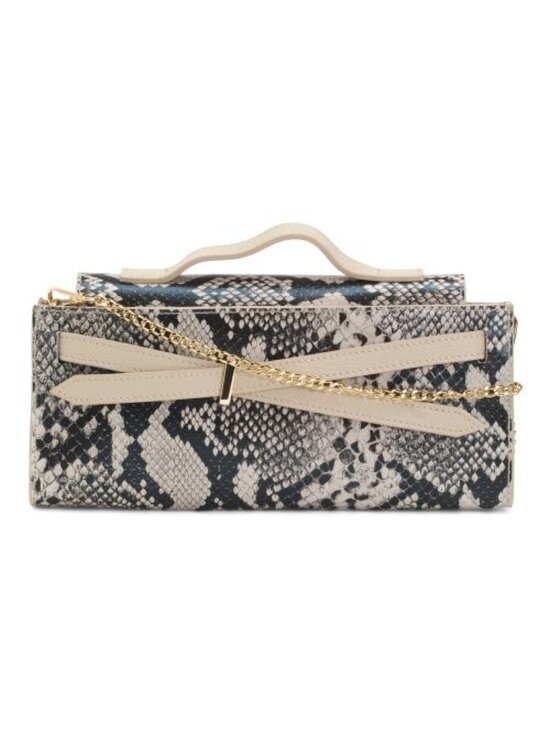 Marina Galanti Handbags - MARINA GALANTI Made In Italy Leather Xbody Strap Top Handle Clutch